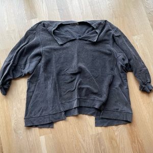 Free people oversized sweatshirt size small